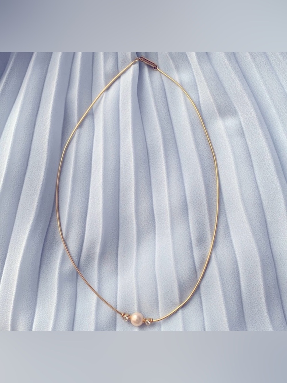 Mikimoto Morning Dew 18k Gold Pearl Necklace